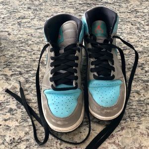 Kids’ Jordans in size 3.5.